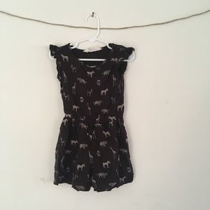 H&M safari print romper
